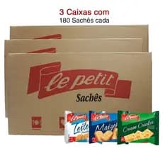 Bolachas / Biscoitos Sabores Mini Sachê Sortidas Cx 540 Sachês