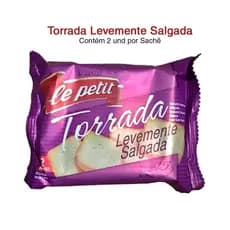 Torrada Sachê C/2un.Leve Salgada/ Zero Lactose e Gordura Trans- Lanche Rápido/Prático- Pousada- Clínica- Laboratório