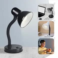 Luminaria De Mesa Com Base Bivolt Leitura Estante Quarto Maquiagem Manicure