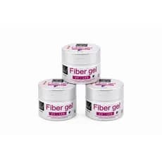 Kit 3 Fiber Gel 18g D&Z Para Unhas Gel fibra Profissional Alongamento De Unha