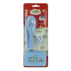 Kit Banho Com Preendedor De Chupeta Azul / Cefisa - 302
