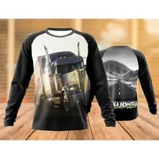 Rash Guard Manga Longa Blusa Caminhão Careteiro Camisa Chofe