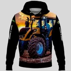 Blusa Masculina Moletom Brasil é Agro Bruto Agasalho Canguru Touca