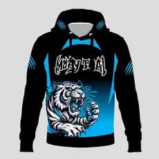 Moletom Muay Thai Blusa De Frio Agasalho Touca Bolsos Luta Esporte Flanelado