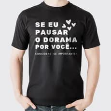 Camiseta Dorama dorameira K-drama Coração Coreano unissex 100% Algodão Envio imediato