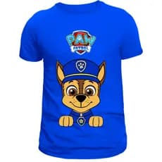 Camiseta infantil e Adulto Personargens patrulha Blusa 100% Algodão T-shirt Envio imediato