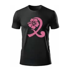 Camisa Unissex Camisa    Outubro Rosa Cancer    Laço