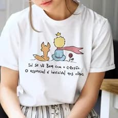 Linda camiseta 100% algodão envio imediato