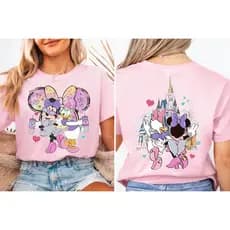 Camisa Disney Minnie Daisy , Mais Feliz Da Terra Do Reino Mágico , Blusas Besties