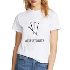 Camisa Acupuntura Profissão 04 Camiseta Blusa T-Shirt CP