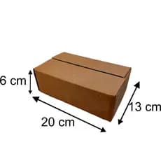 Caixa de Papelão Embalagem Correio Sedex 20x13x6 Cm  100 Cx