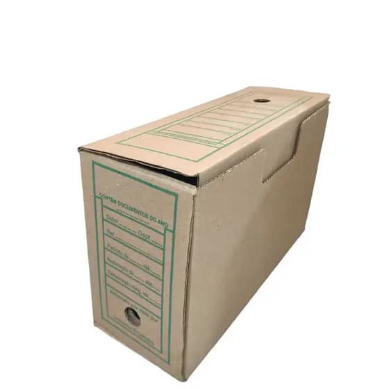 Caixa de Arquivo Morto Papelão 35x13x24,7cm KIT COM 1 UNIDADE