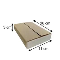 Caixa de Papelão Embalagem Correio Sedex 16x11x3 - 10 Un