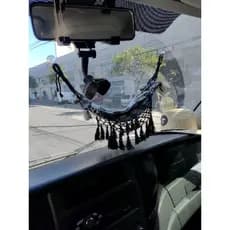 Redinha de enfeite para vidro para brisa carro van ônibus caminhão várias cores
