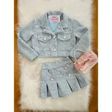 Conjunto Infantil Tweed Delicado