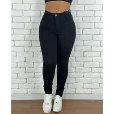 calça jeans feminina preta com Lycra empina bumbum e valoriza o corpo de alta qualidade