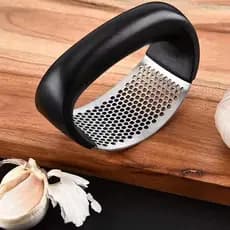 espremedor Amassador Triturador De Alho Inox Manual Cozinha EM3735