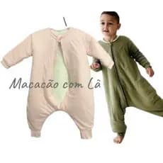 Saco de dormir pezinho 1, 2, 4, 6 anos - TOG 3 Inverno todo forrado com lã