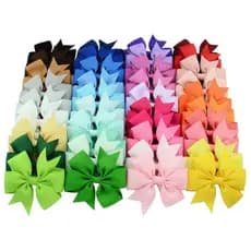 🎀 [ Kit 10 pçs ] Laços De Cabelo Infantil 8cm*8cm Presilha De Cabelo Infantil Acessórios De Cabelo Infantil 564