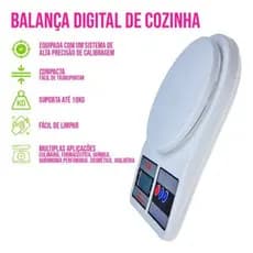 Balança Cozinha Digital Balança Digital Pesa Até 10kg