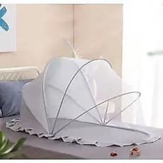Mosquiteiro Infantil Dobrável Portátil Para Berço Cama Bebê 100x45x40cm e 120x65x75cm Rede Anti Mosquito