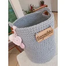 cesto de roupas / cesto baguncinha / cesto para brinquedos / cesto para roupas de bebê/ cesto personalizado :)