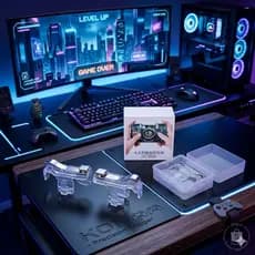 Gatilho PUBG Free Fire L1 R1 para Celular – Gamepad Gamer iPhone Android Alta Precisão