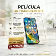 Película 3D Vidro Temperado iPhone XR 11 12 12 Pro Max Anti Impacto 9H Full Cover