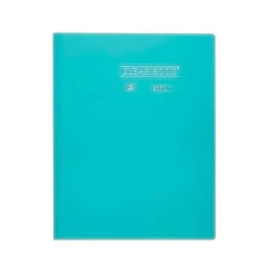 Pasta Catálogo A4 com 30 Folhas Clearbook Yes Azul Claro Universitário Colegial para Arquivos