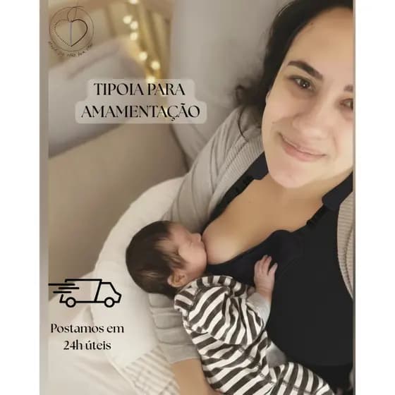 SUPORTE PARA AMAMENTAR - TIPOIA PARA SEIO COM ALÇA REFORÇADA E AJUSTÁVEL - ERGONÔMICA E ACOLCHOADA