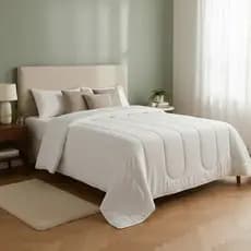 Edredom Casal Queen 2,40 x 2,20 Avulso 400 Fios Hotel  - Micro Percal  -  Cama Aconchego Decoração Quarto Várias Cores