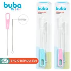 Kit Escova para Canudo Buba com 2 unidades