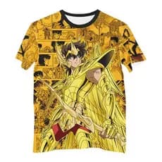 Camisa Camiseta Cdz Aiolos Sagitário Cavaleiro Ouro G1254