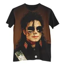 Camisa Camiseta Rei Do Pop Michael Jackson Artista G1403