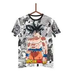 Blusa Camisa Infantil Goku Dragon Ball Instinto Superior An-053