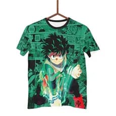 Blusa Camisa Anime Mangá boku no Hero Deku midoriya herói G2417