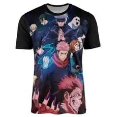 Camisa Anime Jujutsu Kaisen Academia Jujutsu Gojo Itadori Sukuna W0210