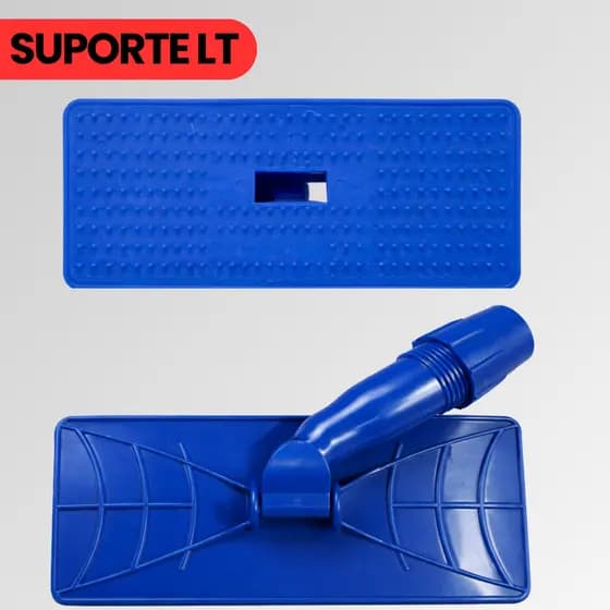 Suporte LT Limpeza pesada para Fibra Verde Abrasiva Articulado Rodo Suporte Fixo S/ Cabo