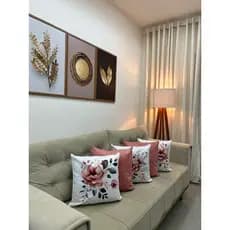 kit 5 Almofadas vazias Sueder lisa/sublimadas com zíper