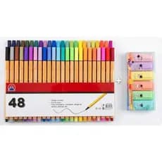Kit 06/12/24 cores Canetas Ponta Fina - Fine Line 0.4mm