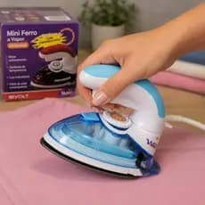 Mini Ferro para Patchwork e Viagem Westpress  Steamer Vapor W 777 Azul