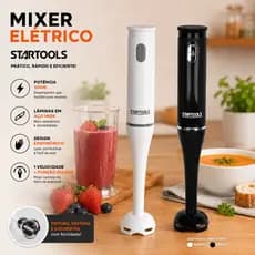 Mixer elétrico profissional batedor triturador misturador portátil com Copo 700ml Potente 200w