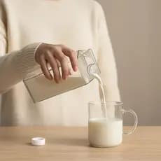 Garrafa Caixa de Leite Acrílica 500ml e 1 Litro – Água, Suco, Chá e Leite