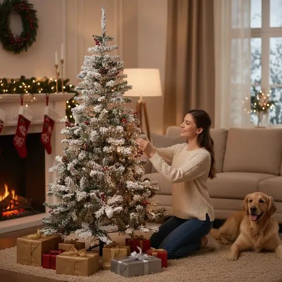Arvore de Natal Luxo Verde Nevada 1,80M 611 Galhos