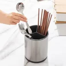 Porta Talheres Organizer Inox Dreno Resistente Duravel Cozinha Pratico