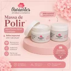 Massa para Polimento de Resina Epoxy e Poliéster  30g – Brilho Profissional AuriArtes ✨