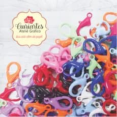 Fecho Lagosta Metal Colorido 10mm 10pçs ou 50pçs Pulseira Colar Bijuteria Chaveiro Artesanato