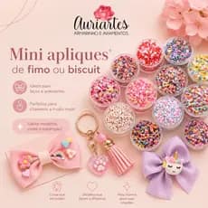 Mini Apliques Fimo/Biscuit Fatiado 10gr
