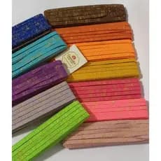Kit Elástico Colombe Crochet Metalizado São José N.12 7mm Fio Dourado