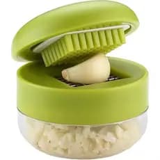 Prensa De Alho , Picador E Triturador De Aço Inoxidável Para Gengibre , Pimentão , Ferramenta De Cozinha Portátil , Fáci